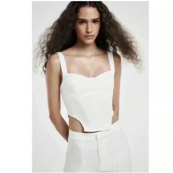 Zara denim corset top - Picture 1 of 11